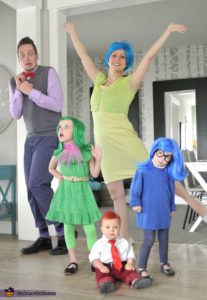 insidie out family costumes