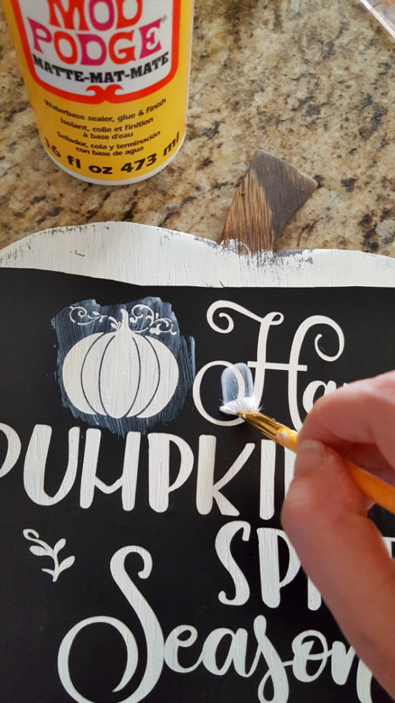 DIY Pumpkin Wood Sign with Free SVG File