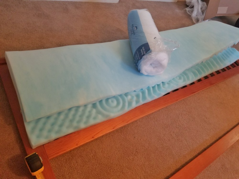 making a diy padded headboard