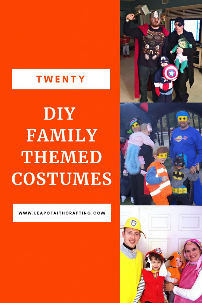 family themed costumes diy pin