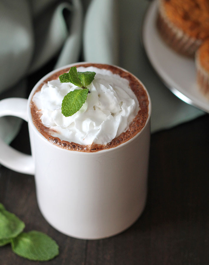 decadent vegan peppermint hot chocolate recipe
