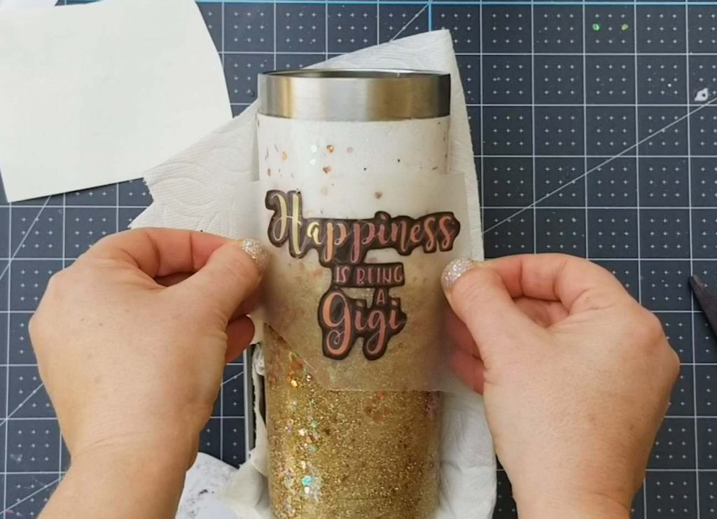 diy glitter cups